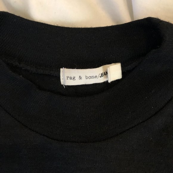 Rag & Bone Jean sleeveless black mock turtleneck - Picture 6 of 6